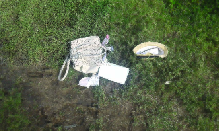 The vendor’s bag found along the cane field dam 