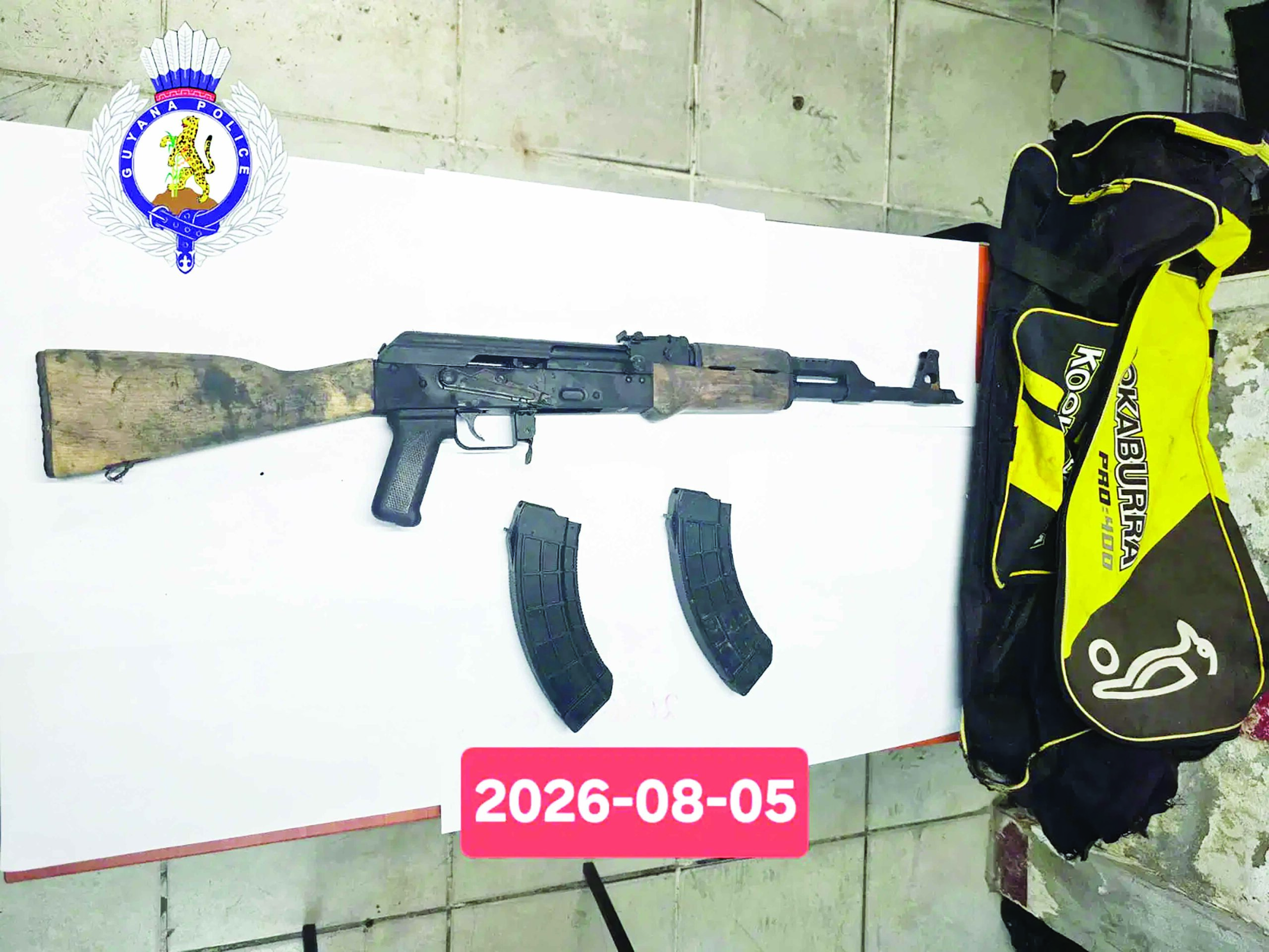 AK-47 assault rifle, 2 empty magazines found in Sophia