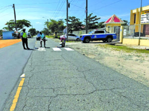 Police repaint school crossings, hold road safety lecture as new school term commences
