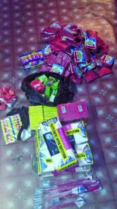 Crackers- Boxes of illegal fire crackers seized in Region Two