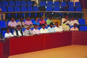 Some of the participants of the Inter-Religious Television Station consultation on Monday