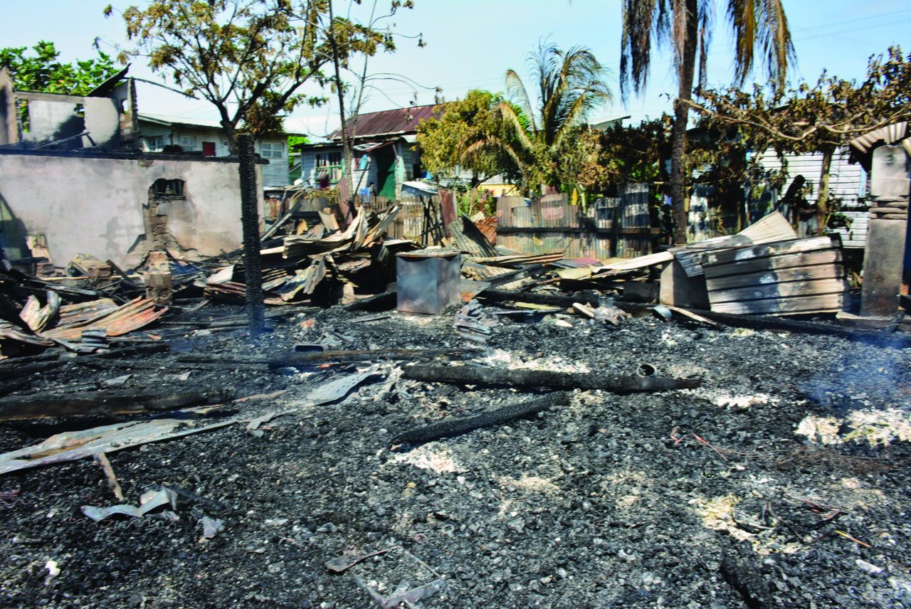 15 Homeless As Fire Guts 3 Houses In Mc Doom - Guyana Times