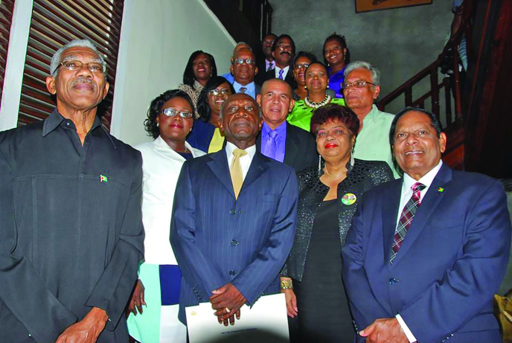 President David Granger along with several members of his Cabinet