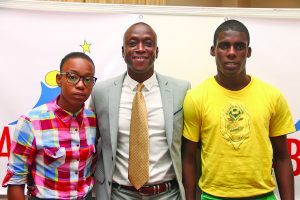 Shameka Marcus, Alex Bunbury and Jeremy Garnett