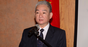 Outgoing Chinese Ambassador, Zhang Limin 