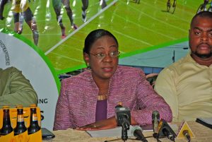 Minister within the Ministry of Education with responsibility for Sport Nicolette Henry 