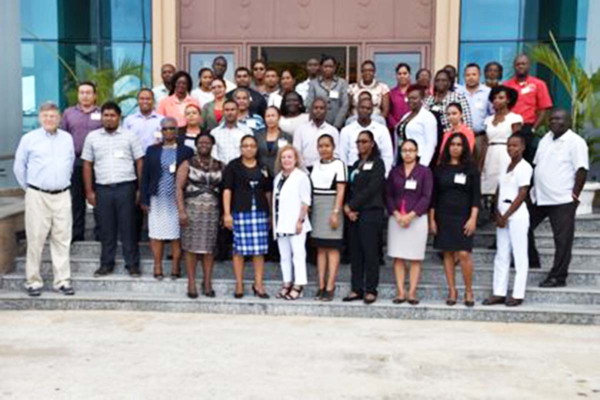 Participants of the Finance Ministry’s Monitoring and Evaluation Training Workshop 