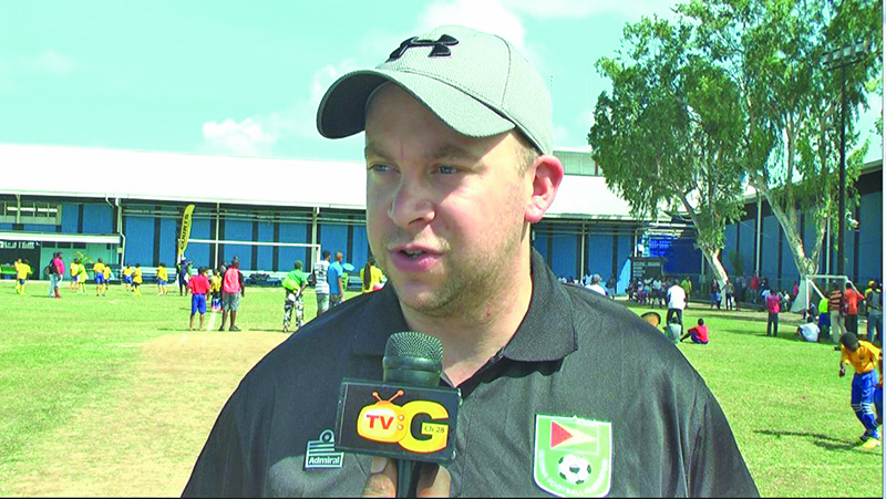 Guyana Football Federation Technical Director Ian Greenwood 