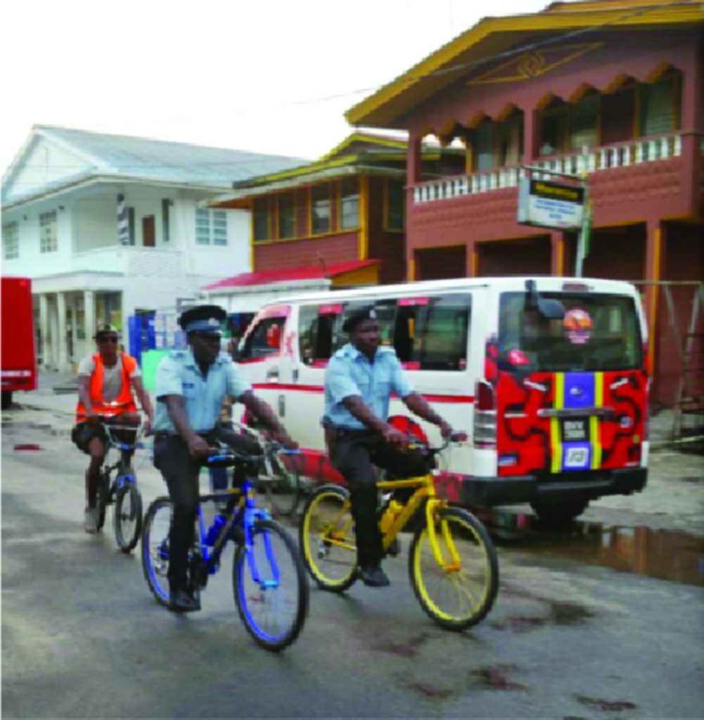 Police Officers on bicycle patrol