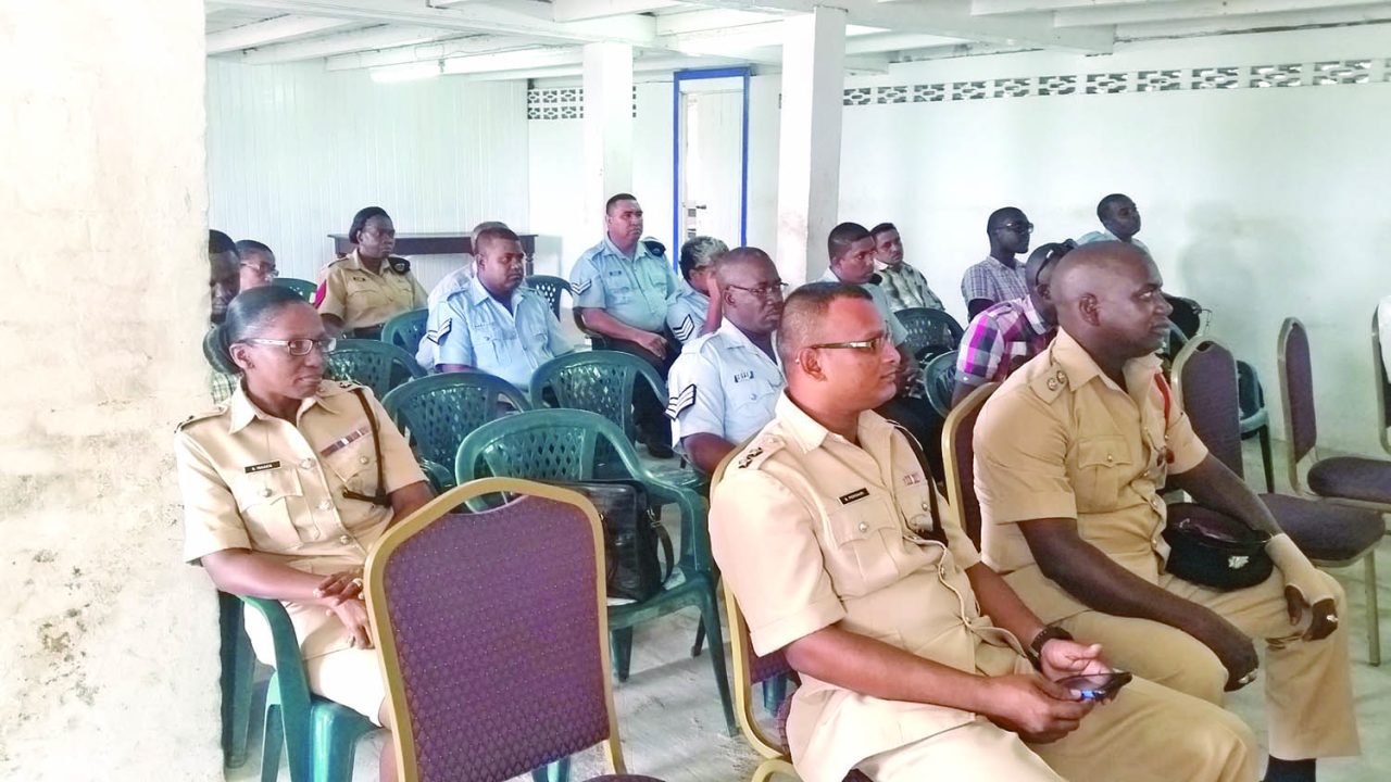 Attendees at the unveiling of the region’s Christmas Security Plans 