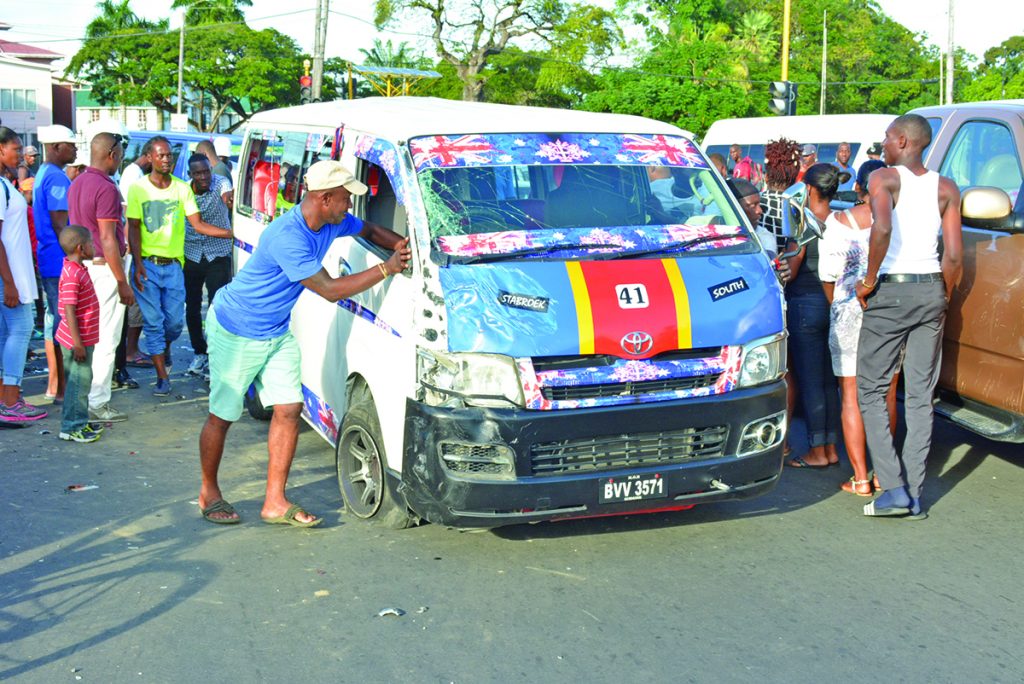 3vehicle collision leaves 2 injured Guyana Times