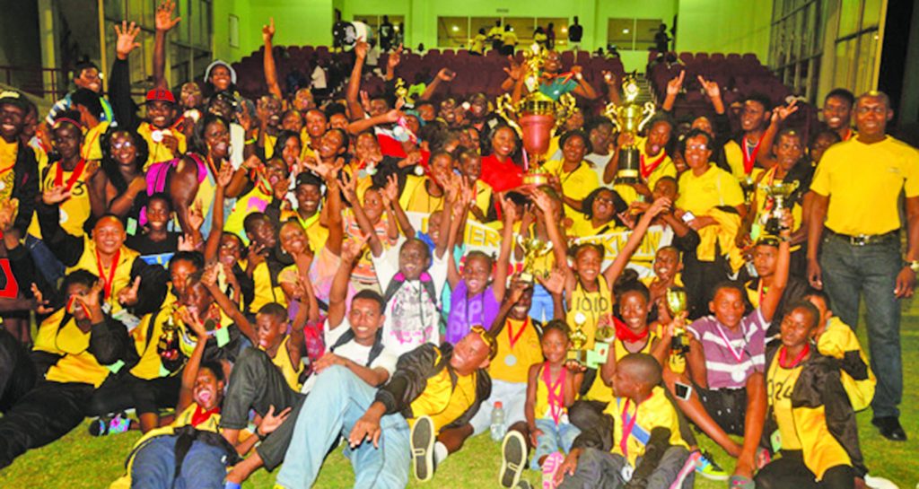 Flashback! Linden District 10 celebrates its Championship win of the 55th National Schools Championships