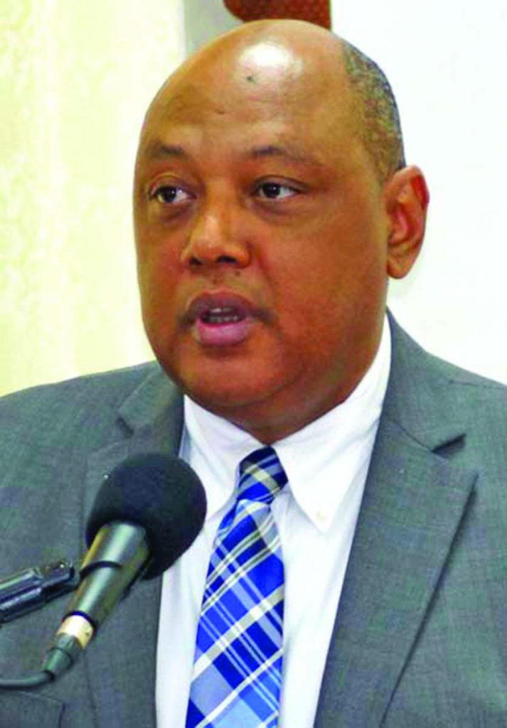 Natural Resources Minister Raphael Trotman