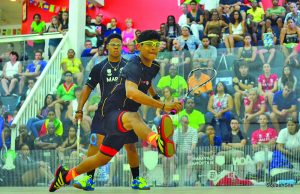 The multi-talented Alexander Cheeks played at the US Junior Open and on the local circuit has shown immense promise  