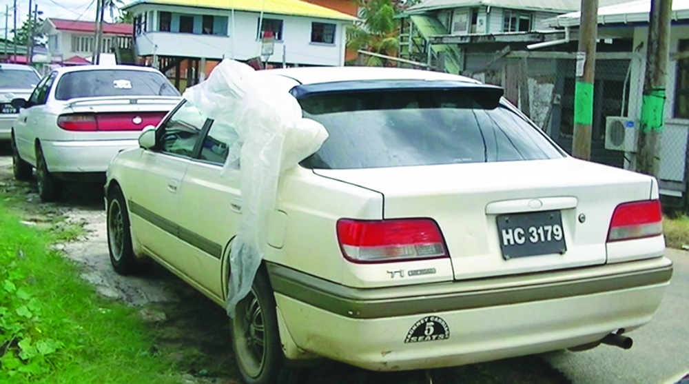 The car in which the marijuana was found 