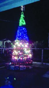 New Amsterdam Prison had a grand Christmas tree light-up ceremony with the general community participating as well   