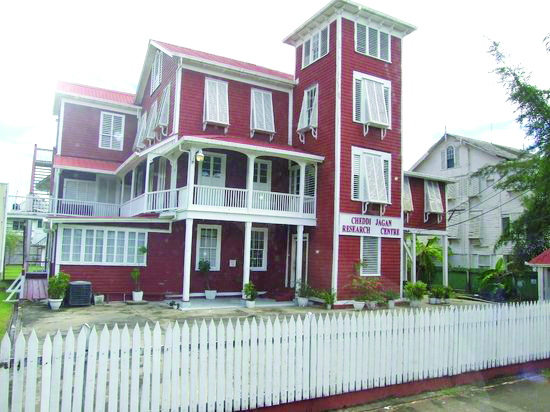 Red House, which Government is now attempting to take back from the Cheddi Jagan Research Centre