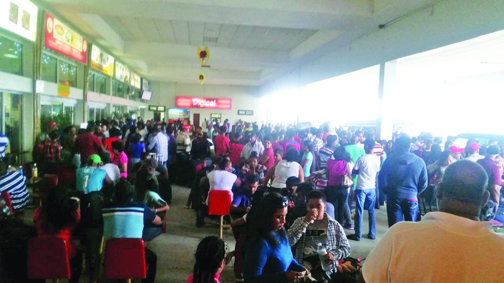  Hundreds of passengers stranded at the CJIA 