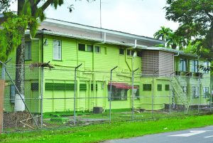 Ministry Of The Presidency Being Repainted In Green Guyana Times