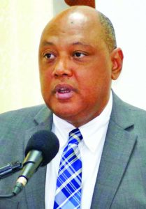 Government spokesperson Raphael Trotman