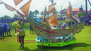 Charity Secondary School’s ship titled “Liberty”  