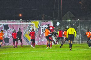 The action picked up in the second half where two goals were scored 