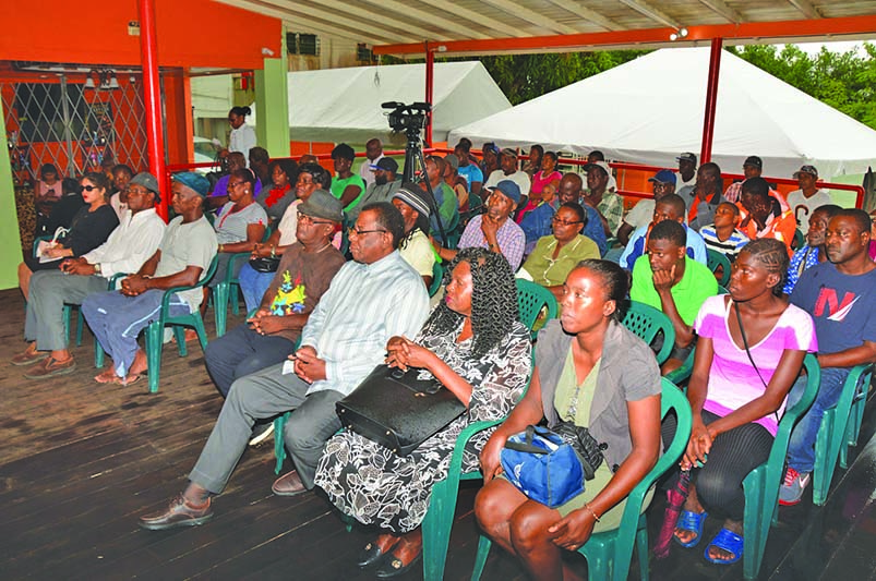 Some of the beneficiaries of the ‘Permission to Occupy State Lands’ document from the Mocha/ Arcadia community  