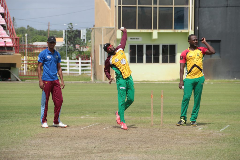  Veerasammy Permaul along with Bishoo is  expected to play a crucial role in the middle overs (Marceano Narine Photo) 