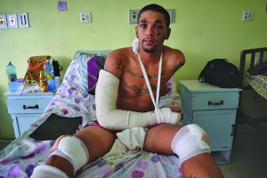 Raul Leal was severely injured last November