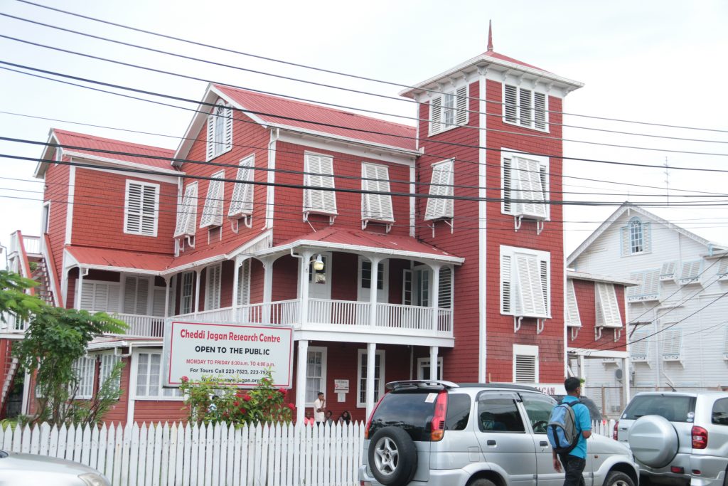 The Red House which houses the Cheddi Jagan Research Centre 