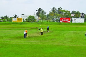 Clyde Hoyte was spectacularly snapped up by Richard Latif after tearing apart the bowling at Everest