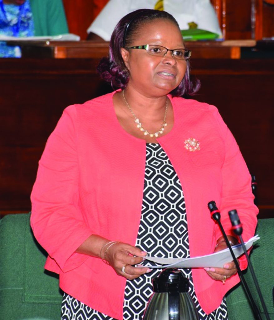 Public Health Minister  Volda Lawrence