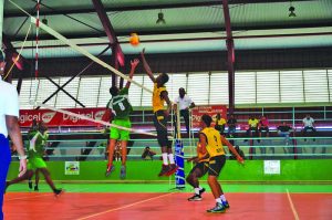 Flashback! Action in the 2016 Inter-Guiana Games (IGG) at the National Gymnasium in Georgetown
