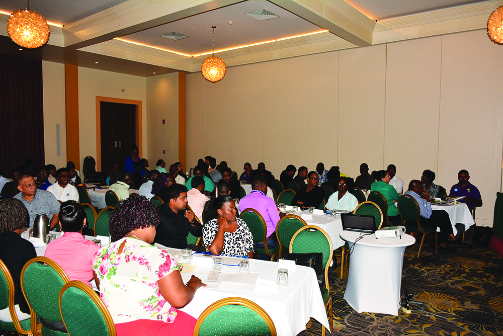 The heads of agencies and departments of at the senior staff conference