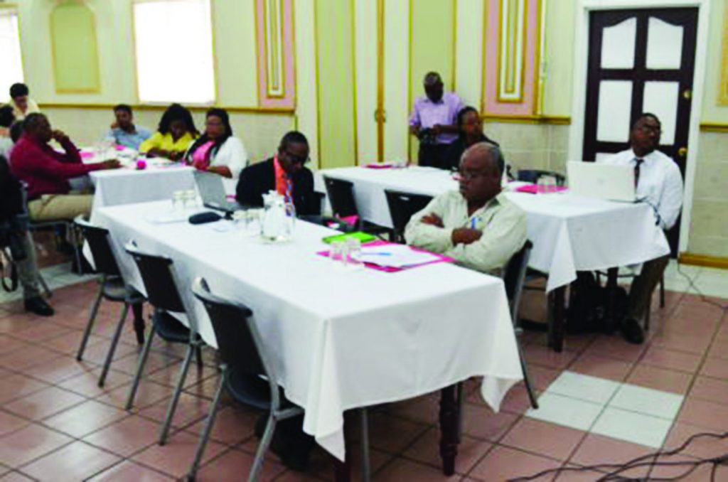 Stakeholders at the Guyana Global Fund HIV-Country dialogue on the new funding model held at the Regency Hotel 