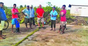 Angry Yakusari residents contemplate their next move as already one house is occupying a part to the playground 