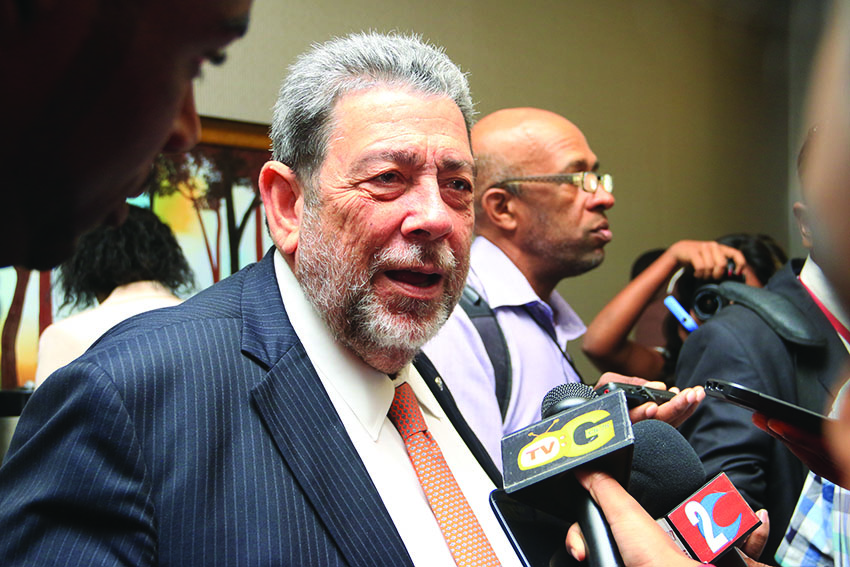 St Vincent and the Grenadines Prime Minister Dr. Ralph Gonsalves 