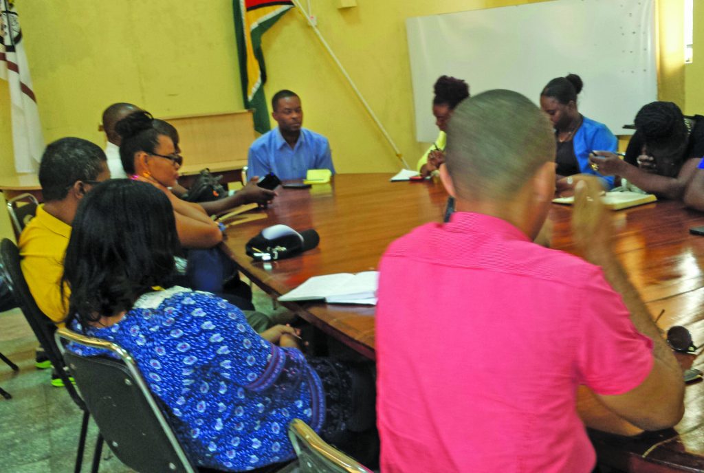 Linden promoters met with Mayor Carwyn Holland and Councillors of the municipality on Monday