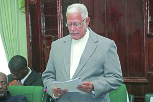 Agriculture Minister  Noel Holder 