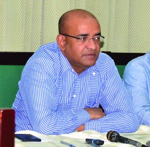 Opposition Leader Bharrat Jagdeo