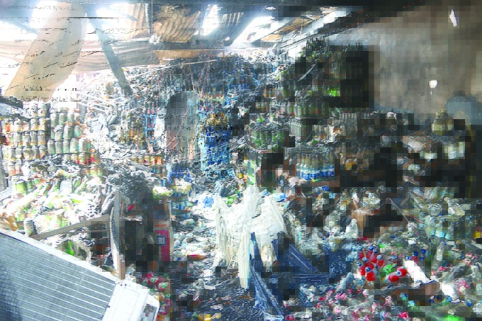 Hundreds of thousands in drinks that damage during the fire