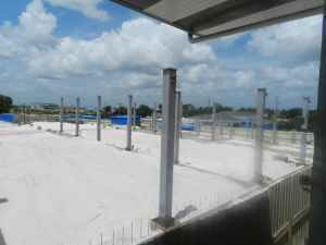 The new terminal building is expected to be completed by mid-year