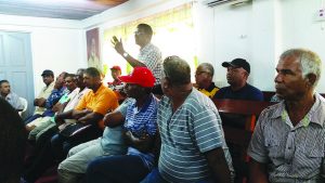 A rice farmer making a request for tax exemptions on agricultural equipment during a recent meeting with Agriculture Minister Noel Holder 