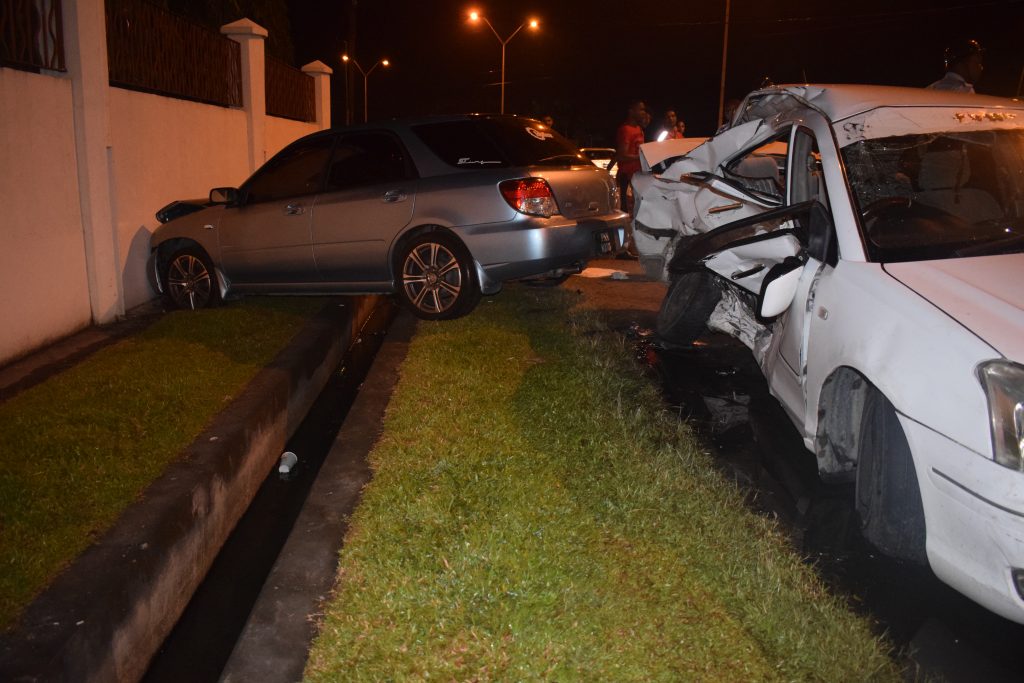 Sales rep injured in 2vehicle collision Guyana Times