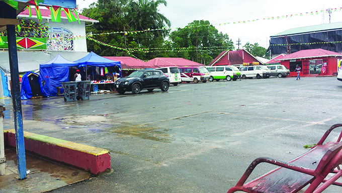 The minibus park in Linden  