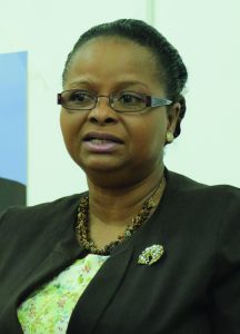 Public Health Minister Volda Lawrence  