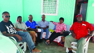 Some of the Region Two party supporters who condemned SOCU’s actions  
