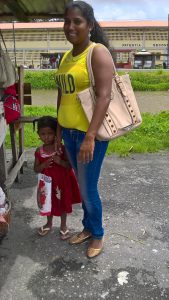 Roshini Budhram and her daughter 