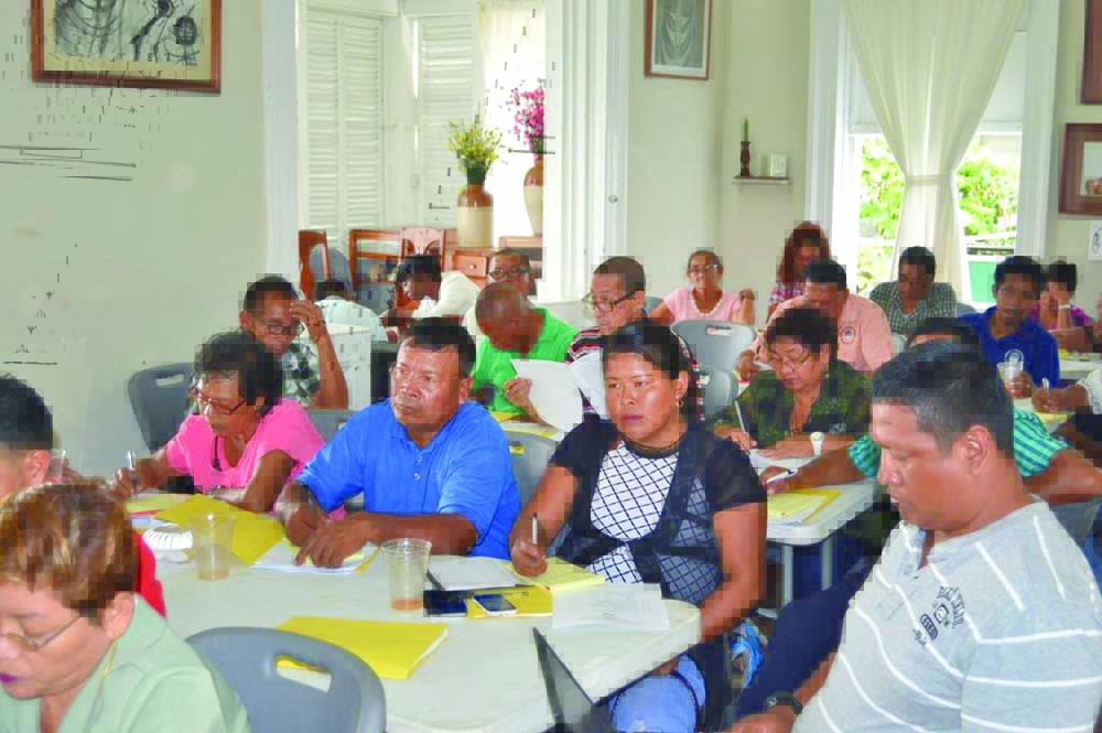 Participants at the Amerindian Act 2006 revision seminar