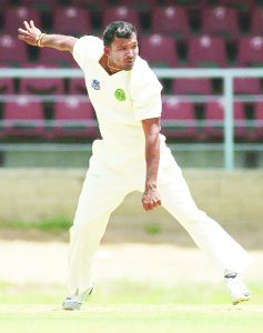Veerasammy Permaul left Red Force reeling after his 7-48 